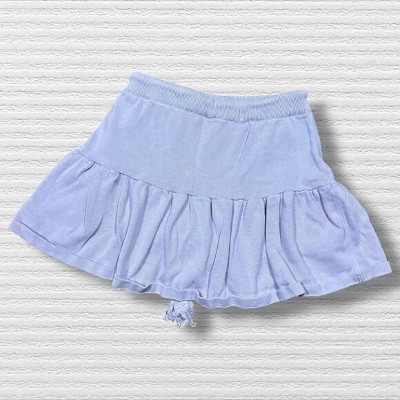 Love + Grow Lavender Knit Ruffle Skort with Built-In Shorts Size 10/12 Girls - Picture 4 of 7